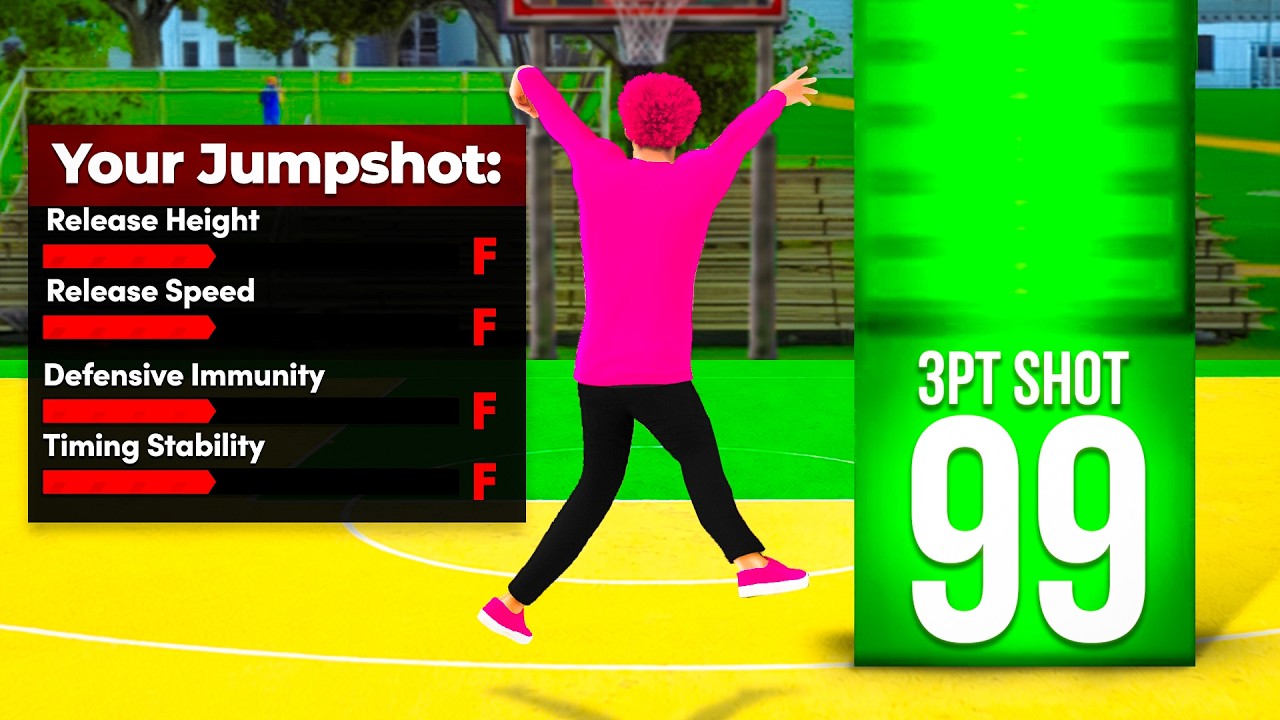 Вся СИЛА броска с оценкой F и рейтингом трехочковых 99 в NBA 2K27