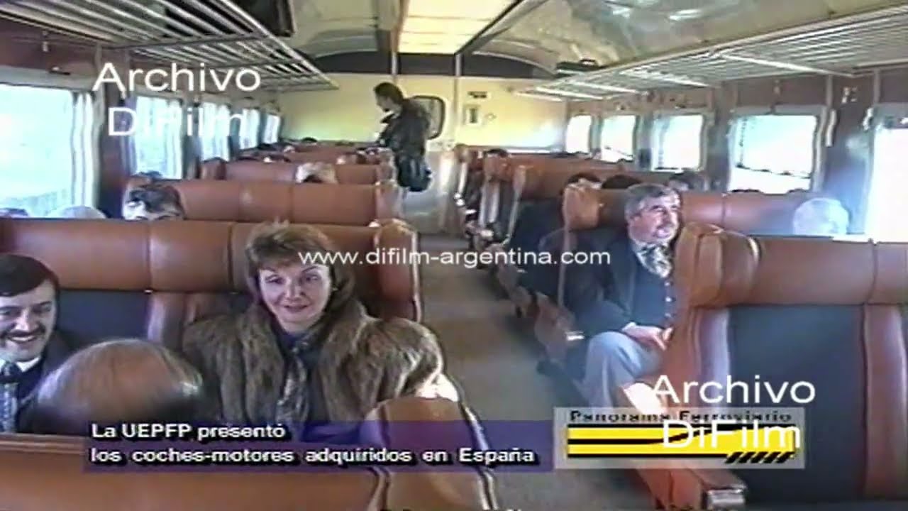 La UEPFP presento sus coches motores adquiridos en España 1995