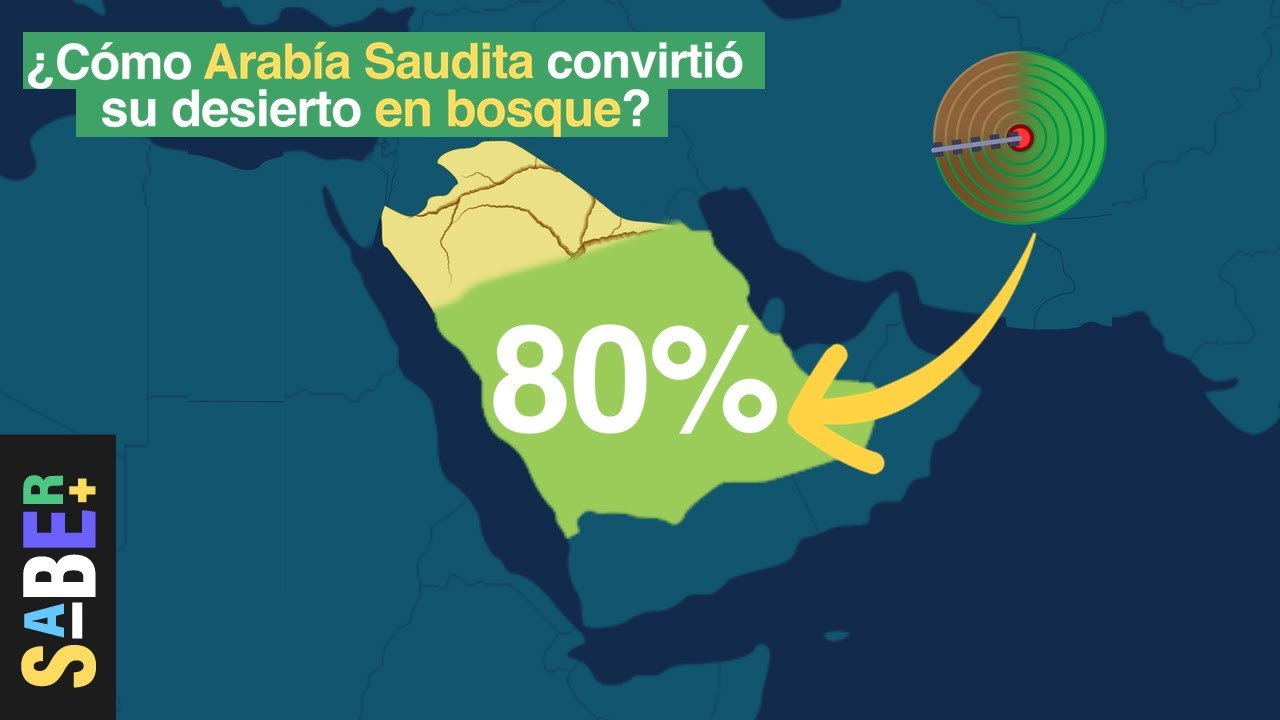 Arabia Saudita está convirtiendo su desierto en “bosque”