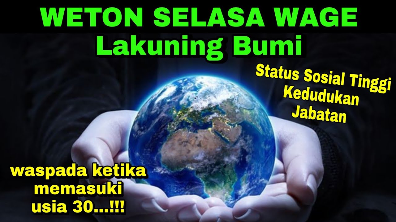 Javanese Primbon: Weton Tuesday Wage
