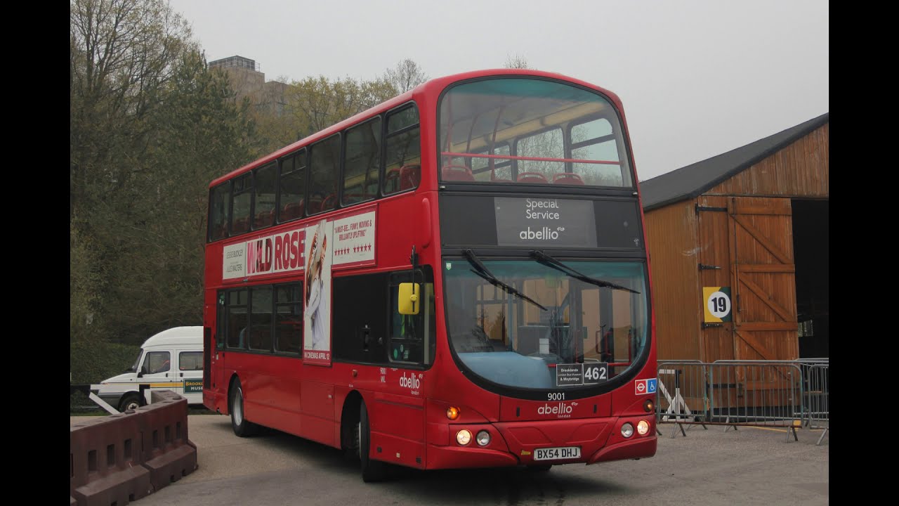 Abellio London Voith Wright Eclipse Gemini (Volvo B7TL) 9001 BX54 DHJ 462 Brooklands to Weybridge