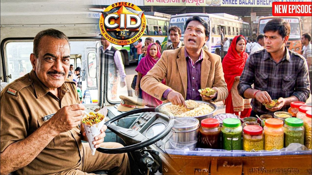 बस स्टैंड पर Cid टीम ने वेश बदलकर लगायी भेलपुरी की रेडी || CID | Latest Episode ||