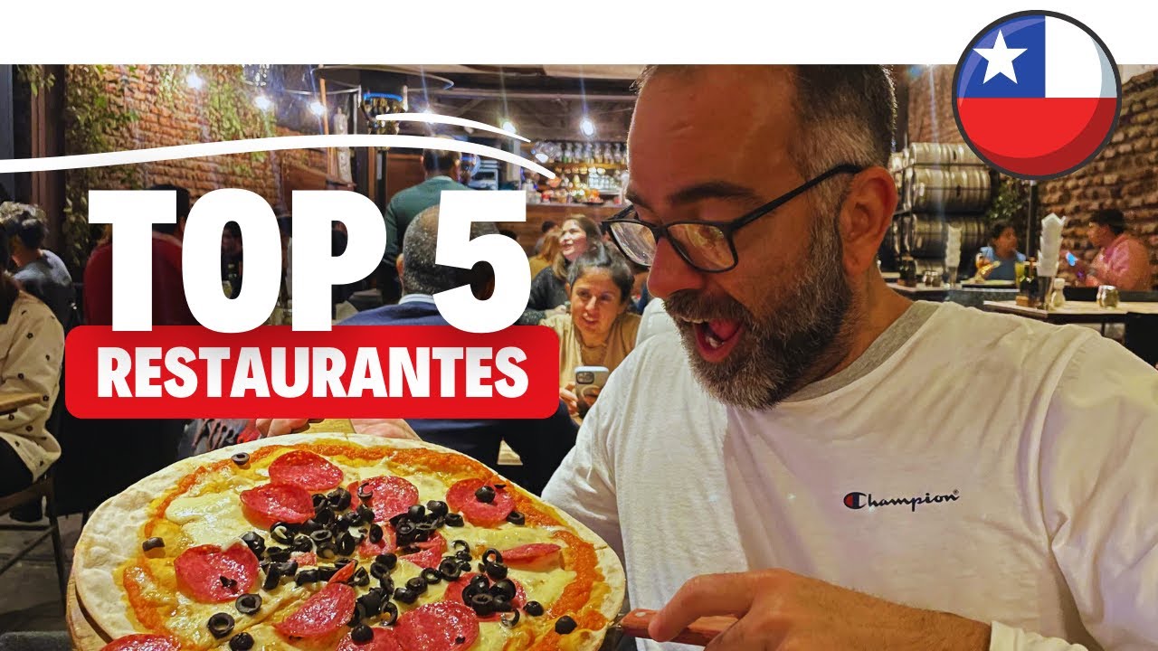 ONDE COMER EM SANTIAGO DO CHILE EM 2023 | TOP 5 RESTAURANTES IMPERDÍVEIS!