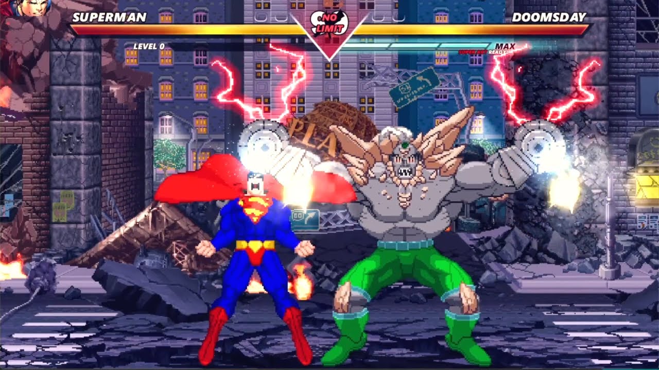 SUPERMAN VS DOOMSDAY | DC VS MARVEL MUGEN