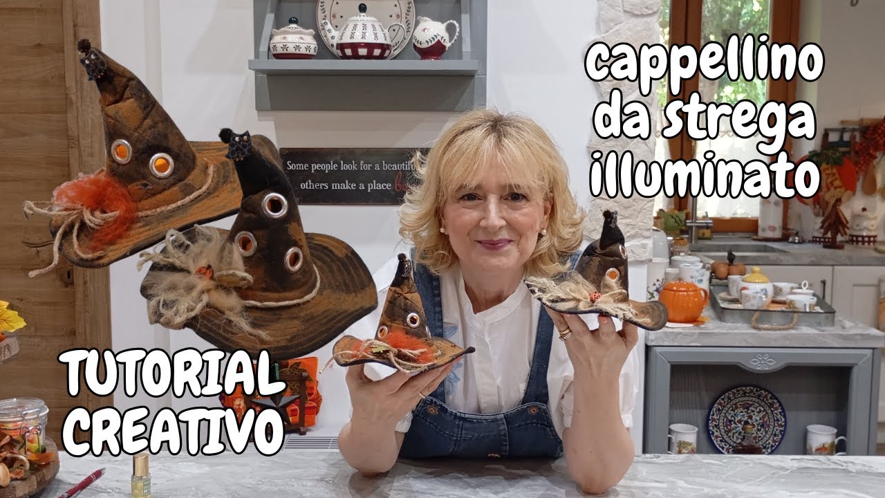 Cappellino da strega illuminato - TUTORIAL