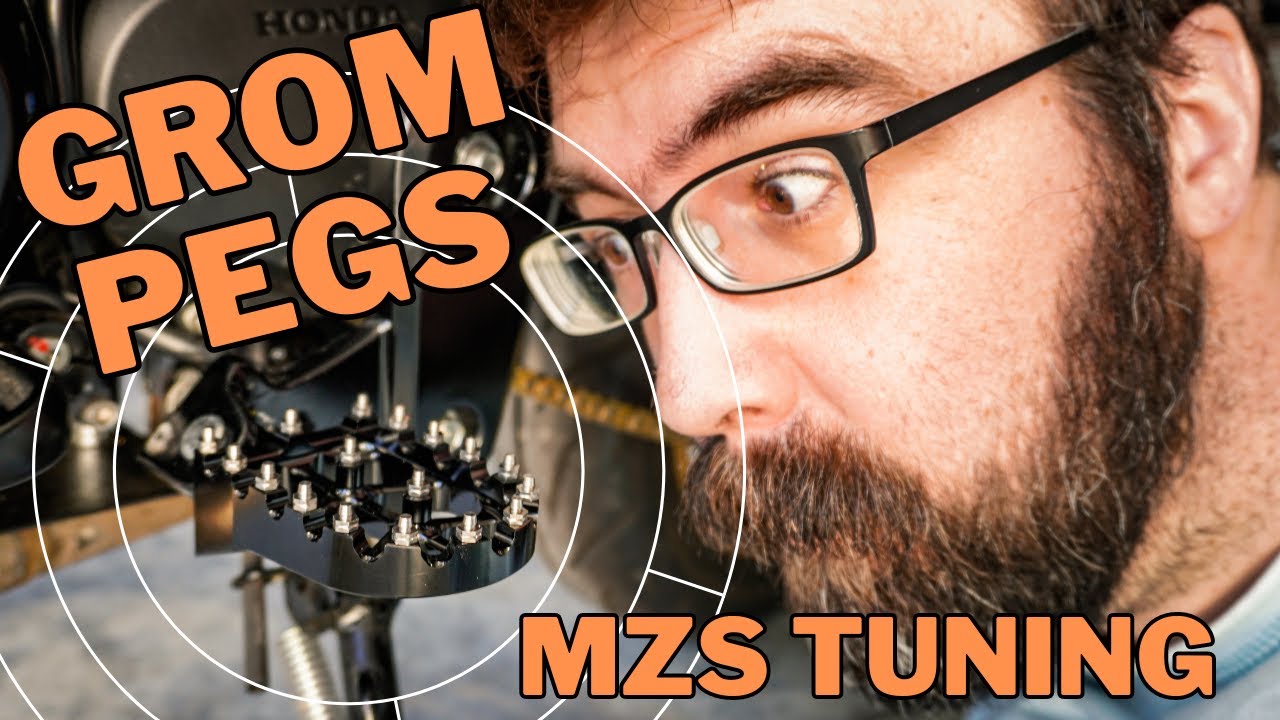 MZS Tuning Grom Foot Peg Install (And a Life Update!) | 2023 Grom Build Part 28