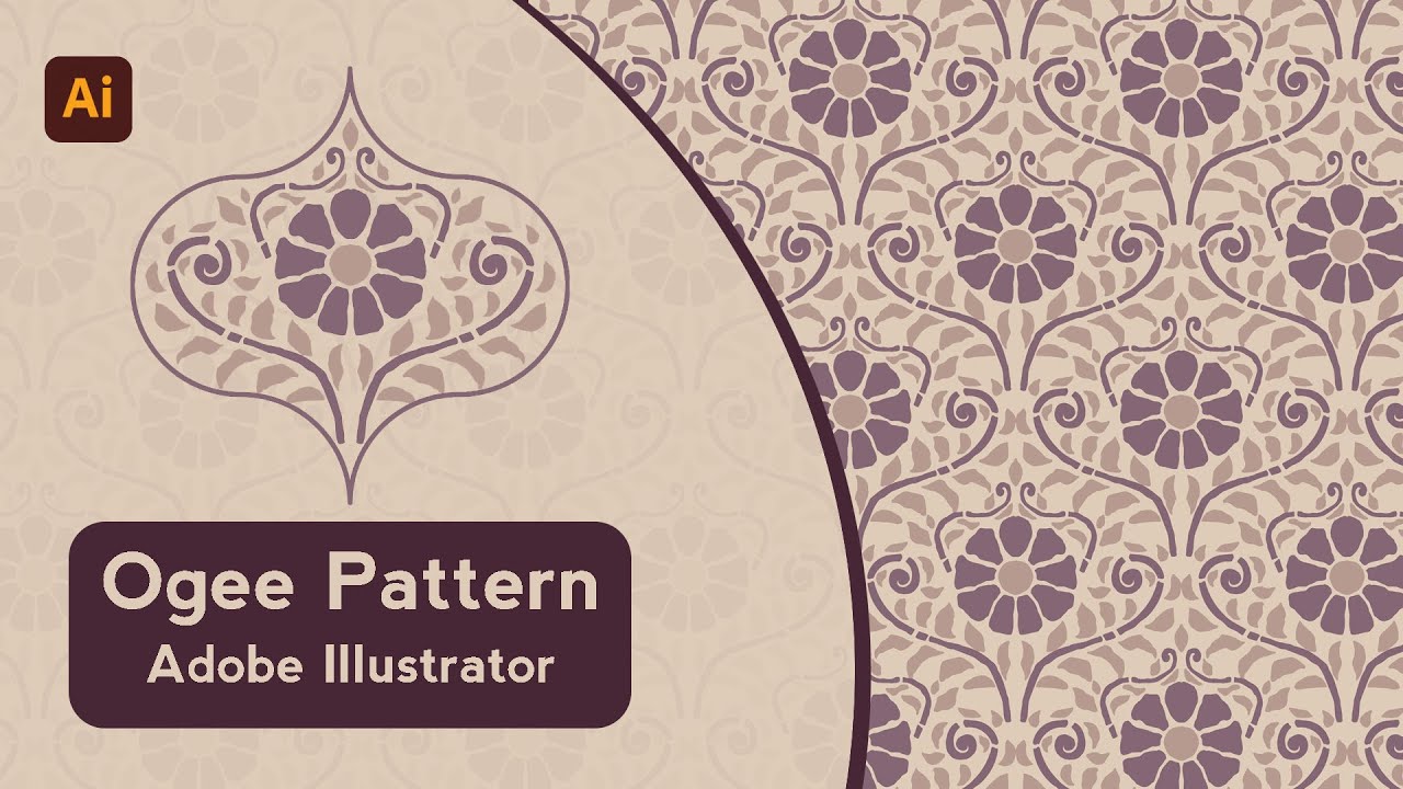 How to Make Ogee Patterns in Adobe Illustrator (Step-by-Step Tutorial)