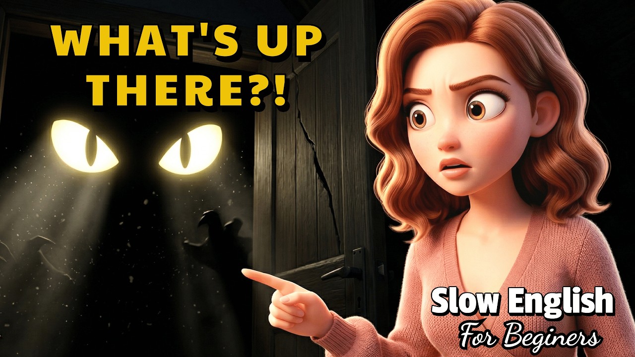 The Ghost In The Attic | Easy English Listening Practice (A2 Level)