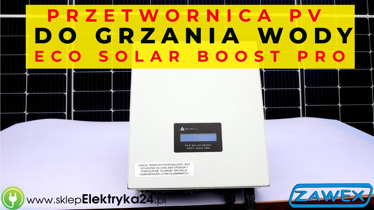 Przetwornica solarna do grzania wody &ndash; ECO SOLAR BOOST &ndash; doskonała do bojlera -sklepelektryka24.pl