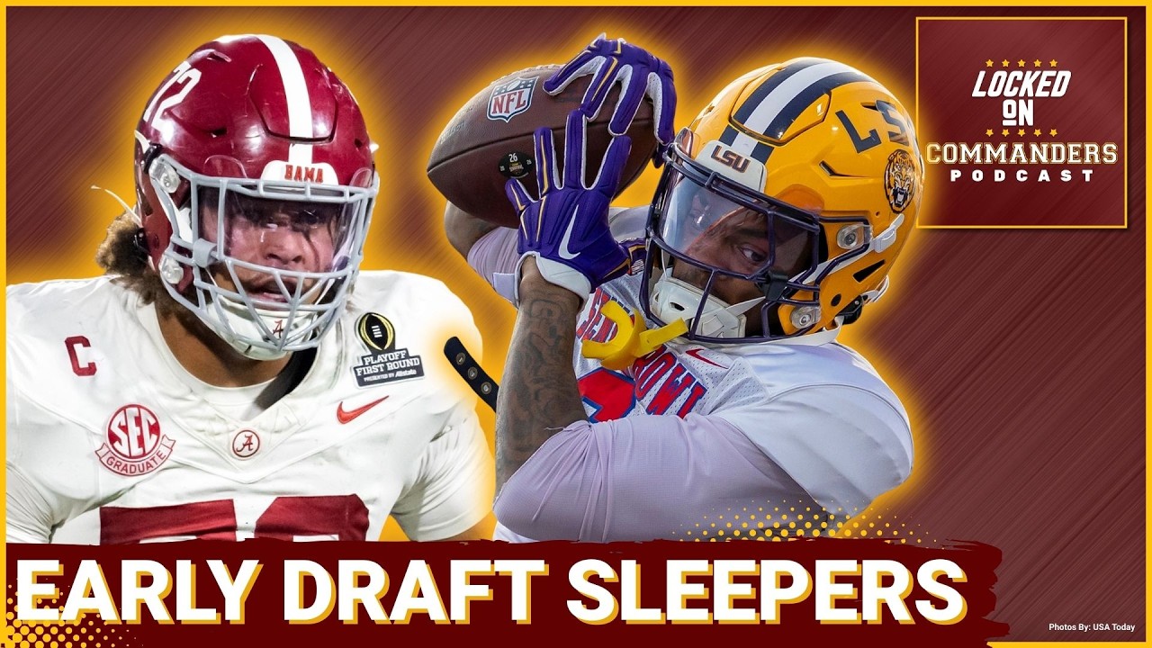 DRAFT REVOLUTION: Why Washington Commanders must SCOUT sleepers like Parker Brailsford, Barion Brown