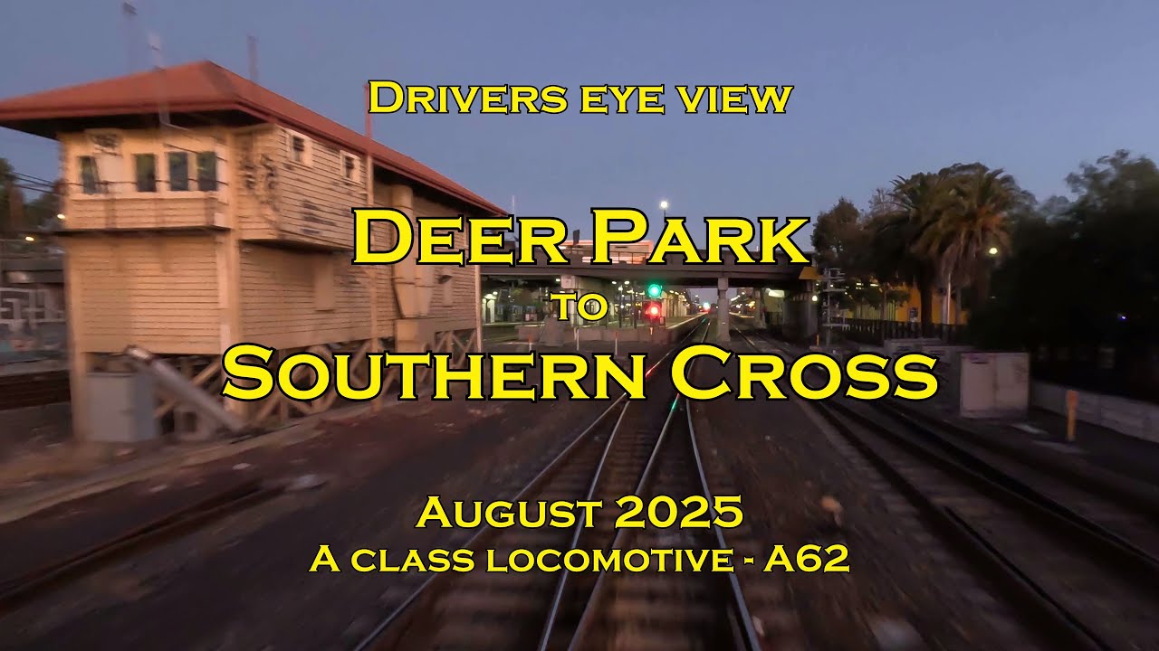 Drivers eye view, Deer Park to Southern Cross, A class, Aug 2025