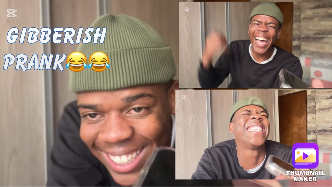 GIBBERISH PRANK ON MY GIRLFRIEND AND FRIENDS 😂