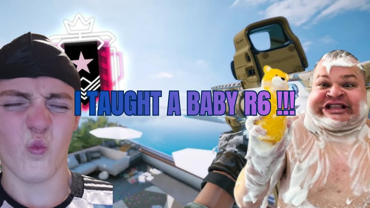 I TAUGHT A BABY R6 !!!