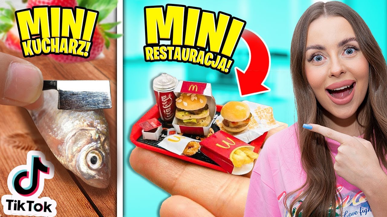 NAJMNIEJSZE JEDZENIE I RESTAURACJE ŚWIATA na TIKTOKu!