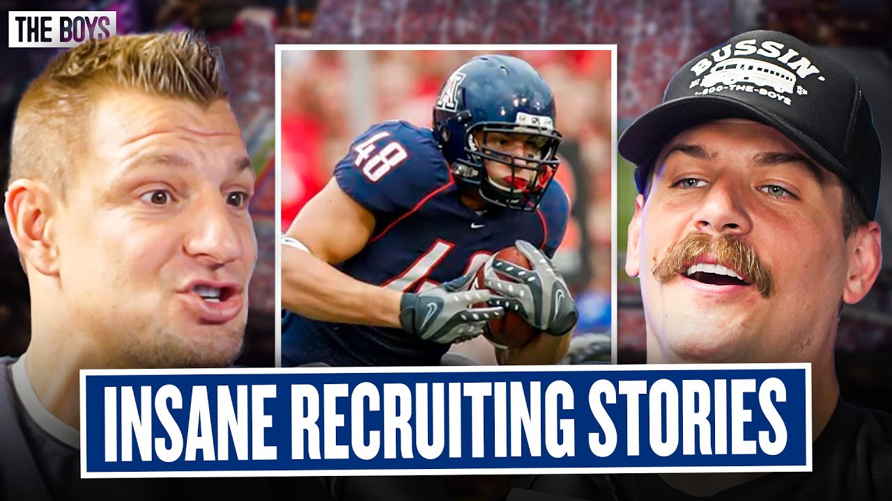 Rob Gronkowski's Insane Arizona Recruiting Story & Journey To Patriots | Bussin' With The Boys