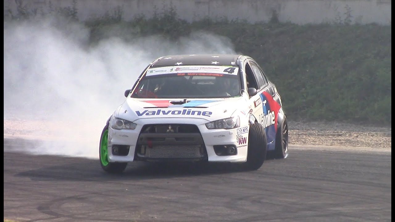 EPIC 550hp RWD Mitsubishi Lancer Evo X - Drifting & Great Sound!