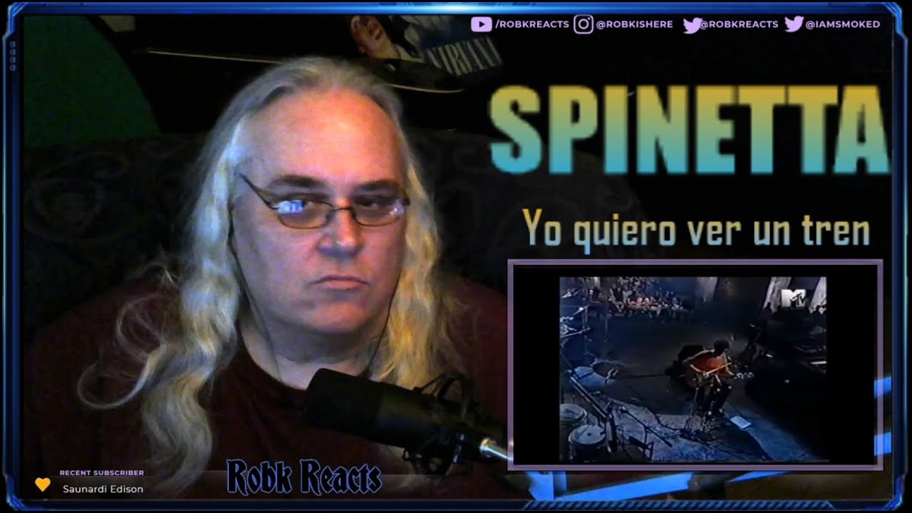 Luis Alberto Spinetta - MTV - Yo quiero ver un tren - First Time Hearing - Requested Reaction