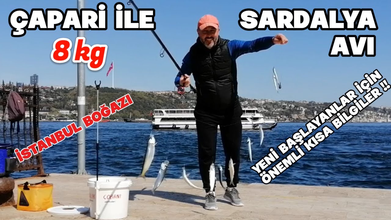 ÇAPARİ İLE GÜZEL BİR  SARDALYA AVI / İSTANBUL BOĞAZI / YENİ BAŞLAYANLAR İÇİN ÖNEMLİ KISA BİLGİLER !!