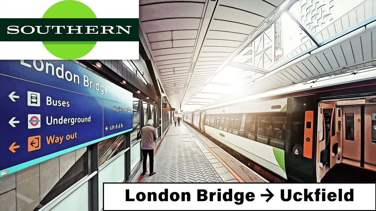 London Bridge to Uckfield | Southern Railway | Full Journey | 1h15m