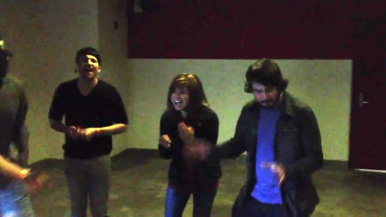 Pentatonix sing 'Without You' in a parking garage from PTXofficial facebook page