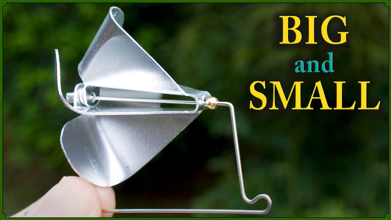 Big and Small sizes: How to make a 4-bladed prop for buzzbait.