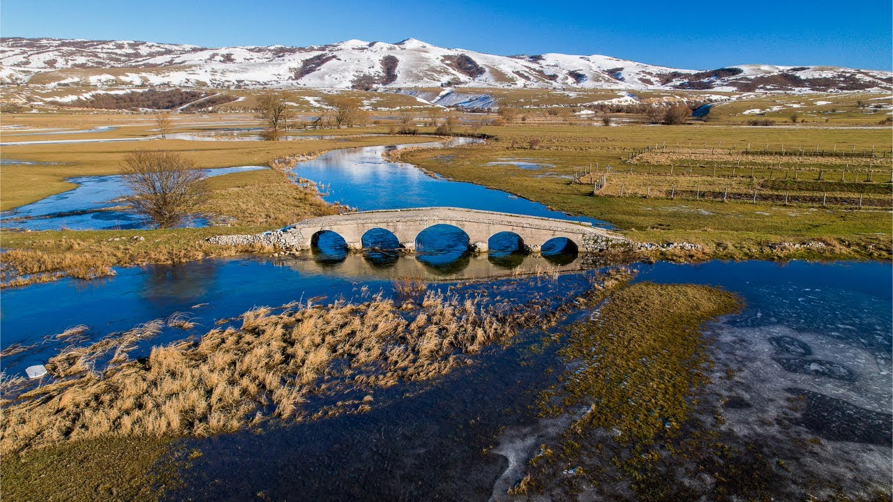 Galecka Cuprija bridge on river Suica | Bosnia and Herzegovina | [4K] Aerial Cinematic Drone Video