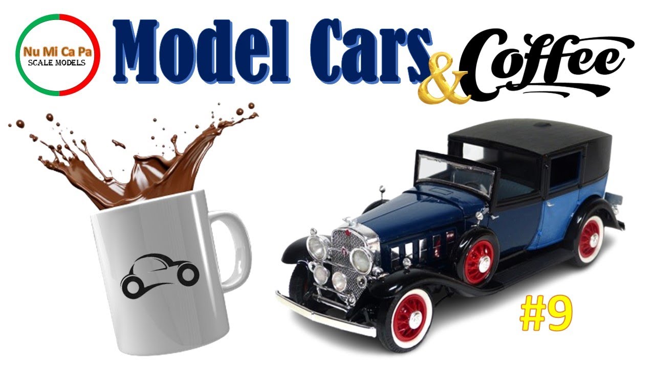Model Cars & Coffee #9: 1931 Cadillac V-16 Town Brougham, body by Fleetwood (Jo-Han in 1/25 scale)