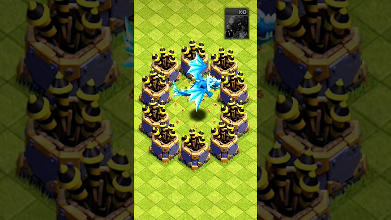 Max ELECTRO DRAGON vs B.B. Max FIRECRACKER || #clashofclans #coc #cocshorts #shorts #electrodragon