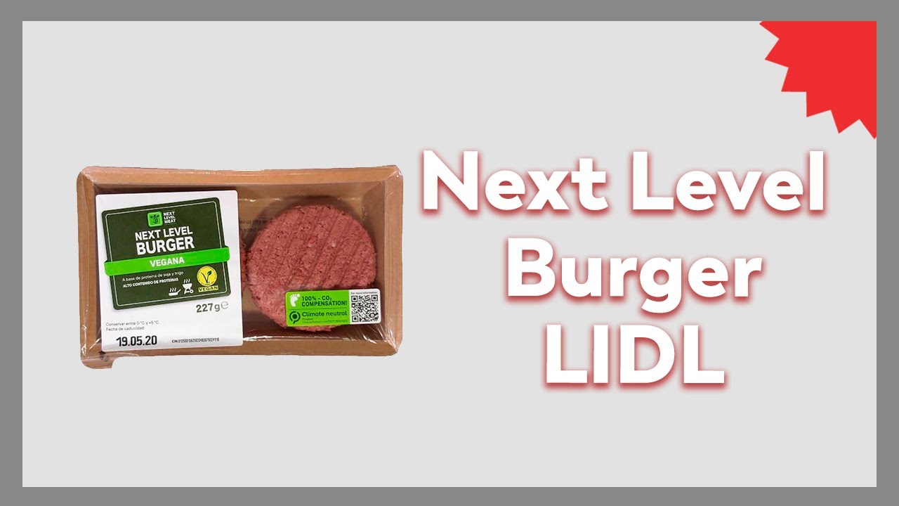 Hamburguesa vegana 🍔 Next Level Burger de Lidl | NOVUM