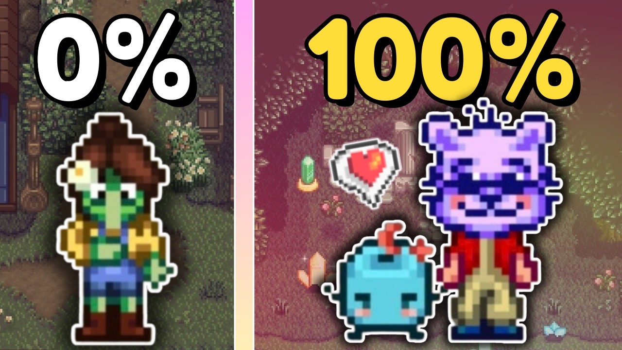 I played 100% of Stardew Valley's newest expansion mod - Sunberry Village (FULL MOVIE)