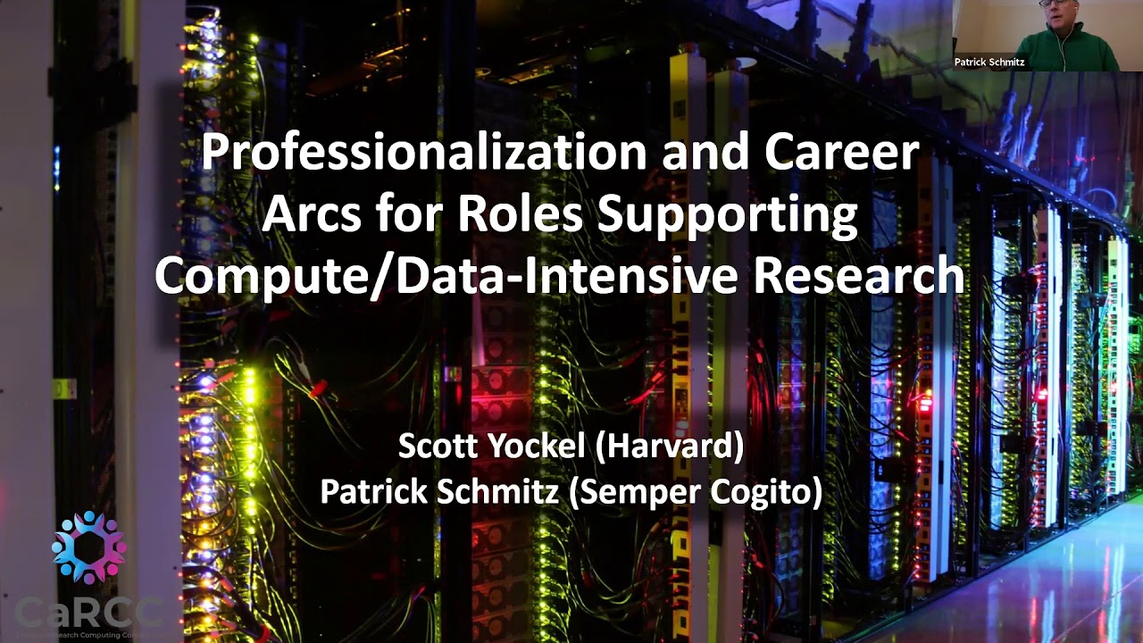 Professionalization and Career Arcs for Roles Supporting Compute- and Data-intensive Research