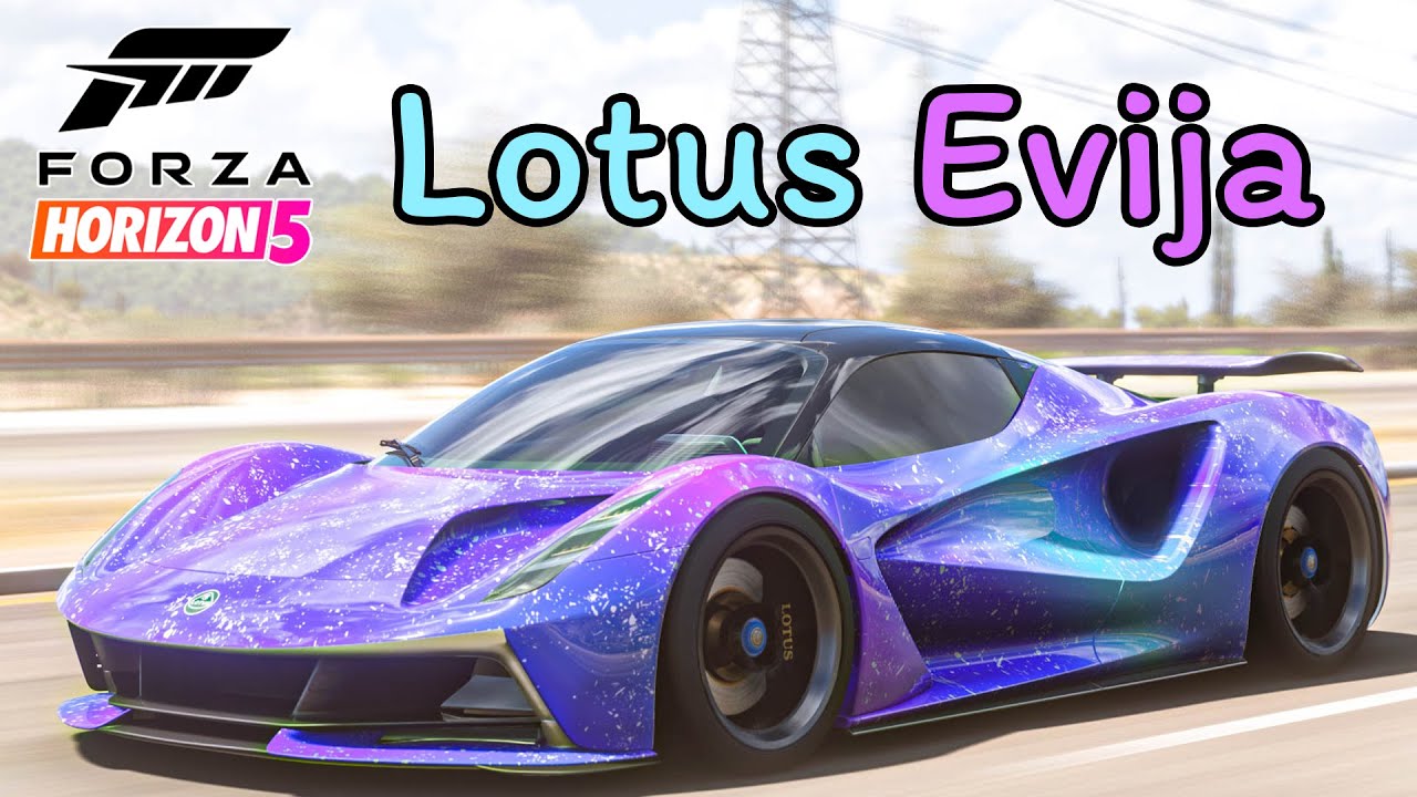 2,000แรงม้า รถไฟฟ้า100% Lotus Evija | Forza Horizon 5