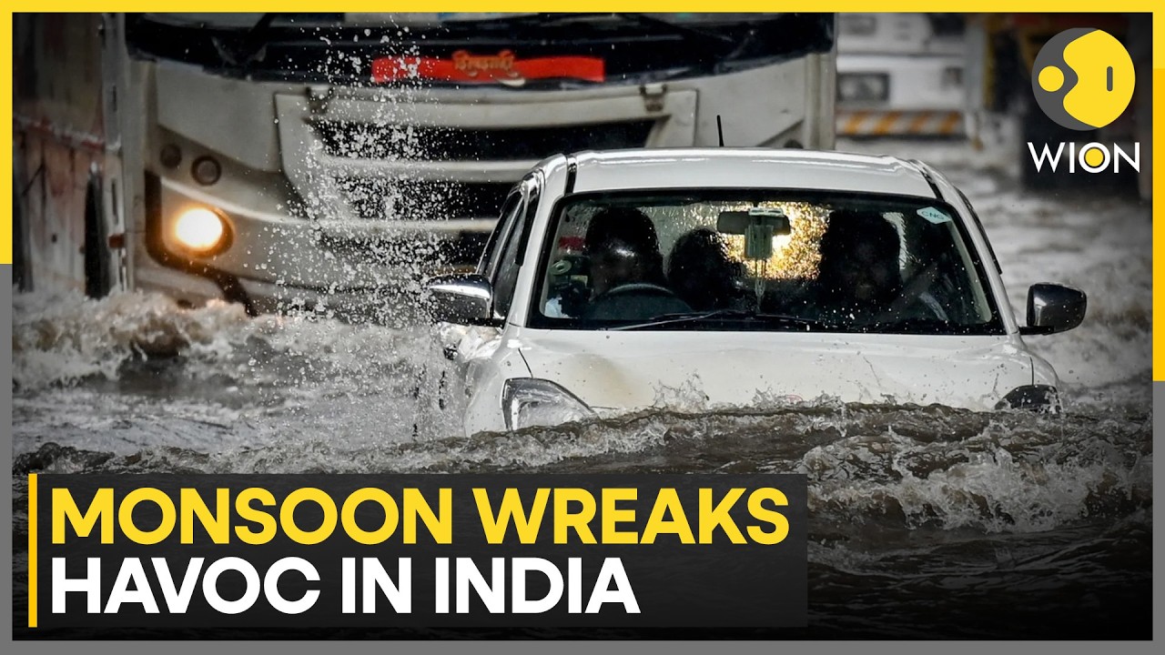 India Faces Widespread Monsoon Disruption: Rain Alert Across Multiple States | WION News