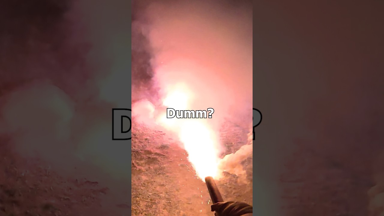 Feuerwerk mit Feuerwerk zünden