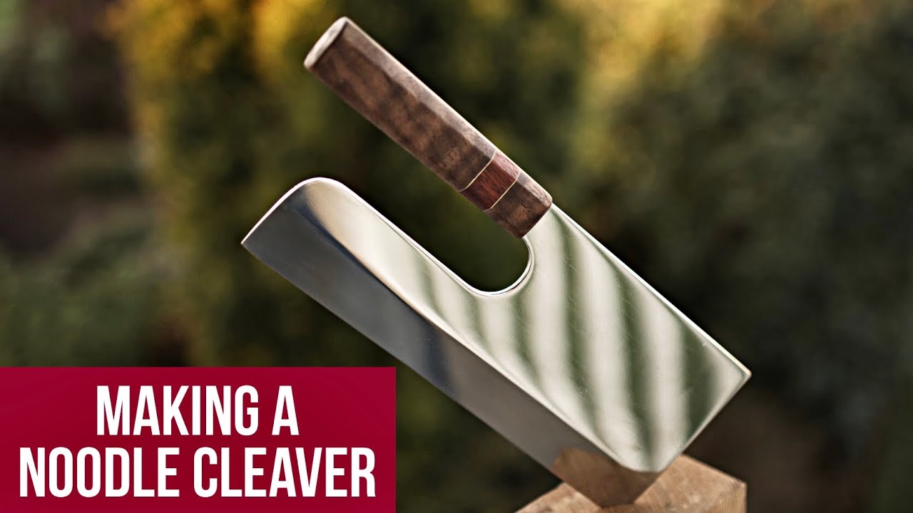 Making a knife (Noodle Cleaver/Menkiri)