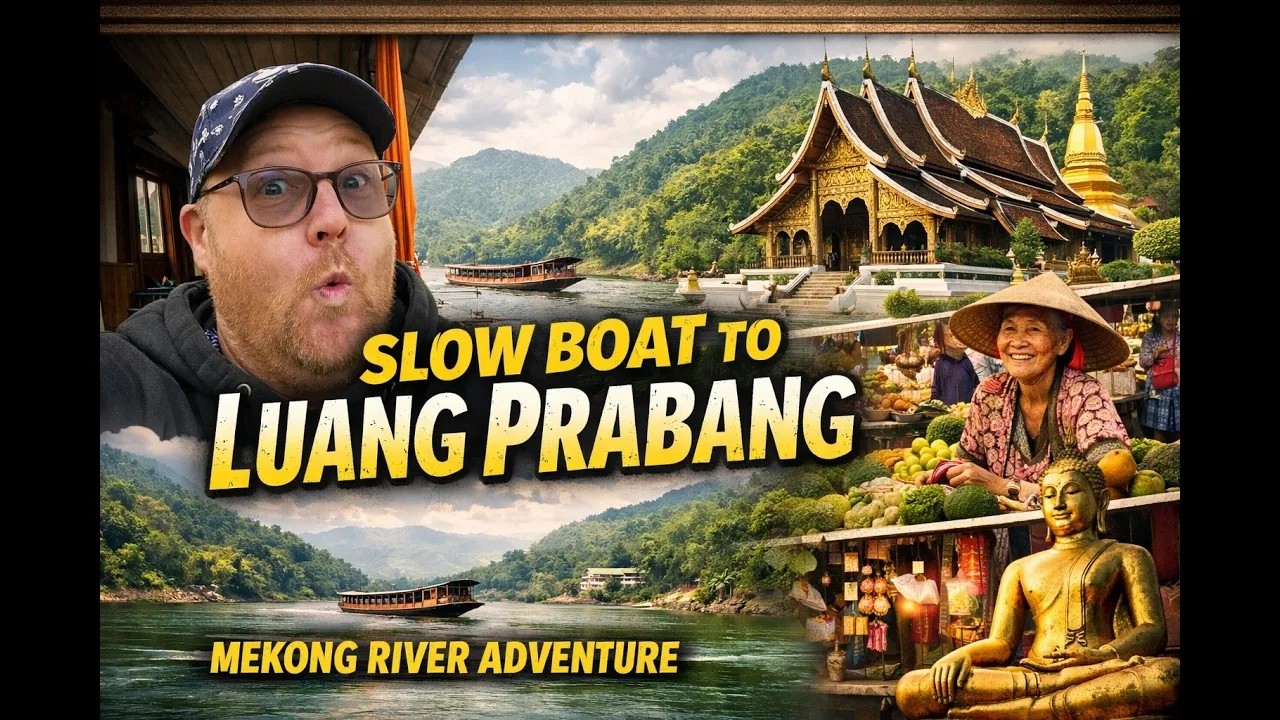 🇱🇦 Taking the 2-Day Slow Boat from Huay Xai to Luang Prabang | Laos Travel Adventure
