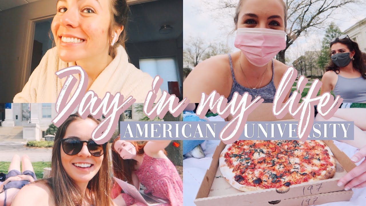 Day in my Life at American University *Covid Edition*