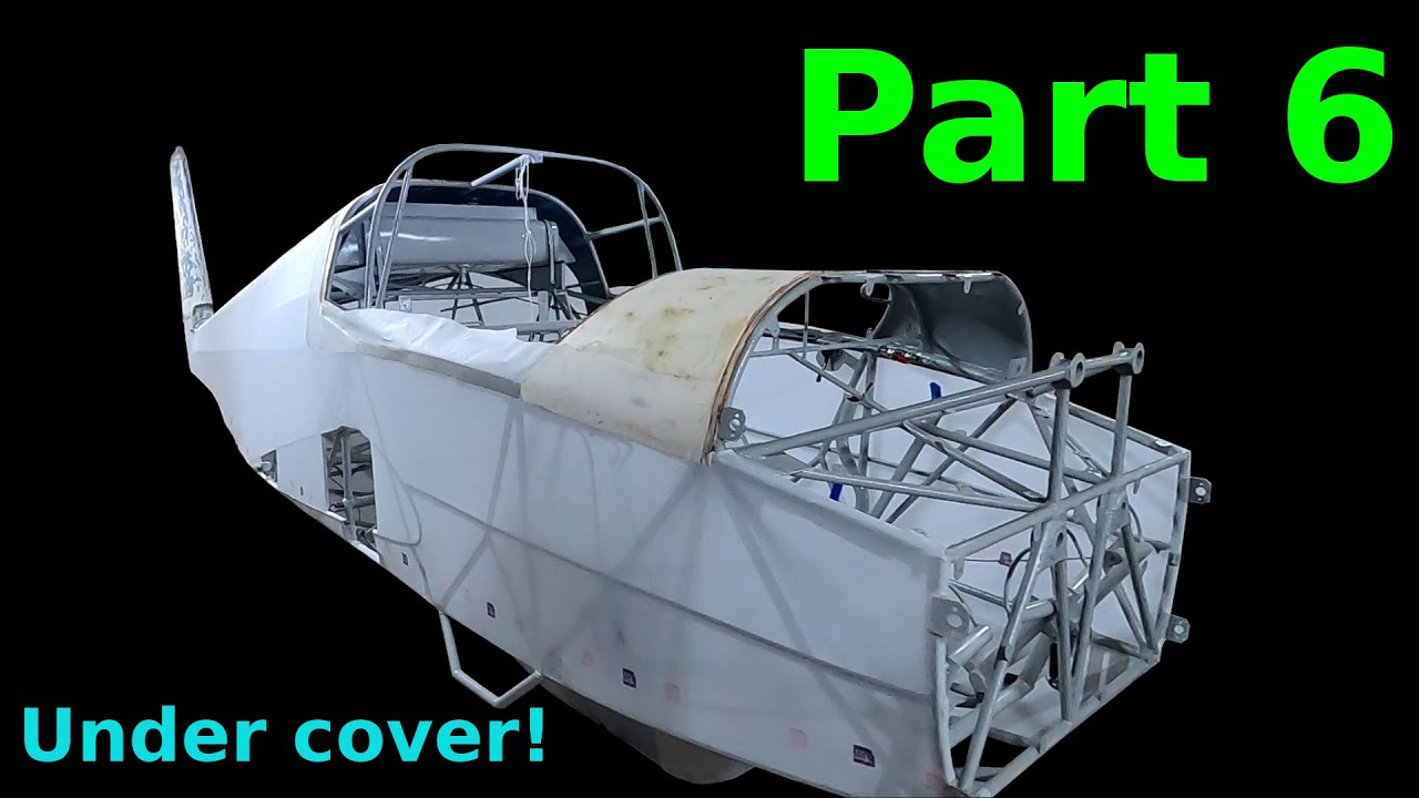 Fuselage covered! - Scheibe Falke SF-25b motor glider - Airplane restoration #6