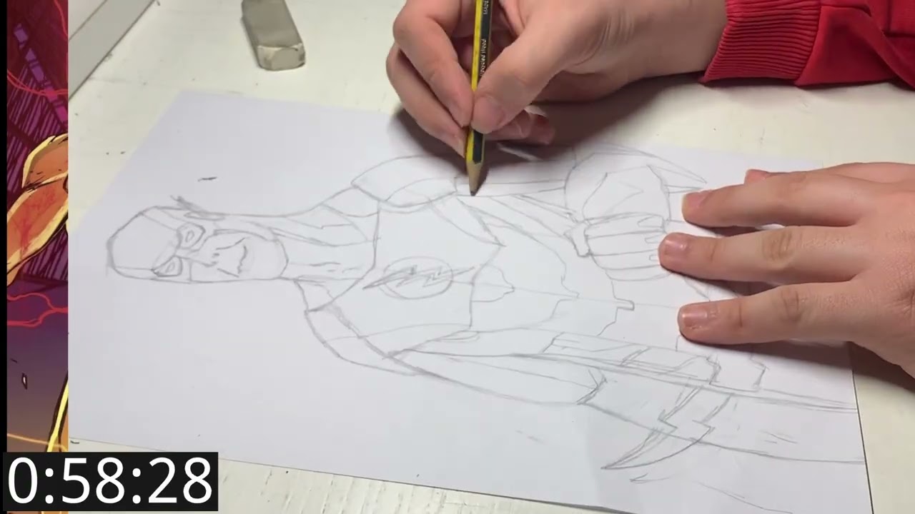 DRAWING THE REVERSE FLASH from COMICS