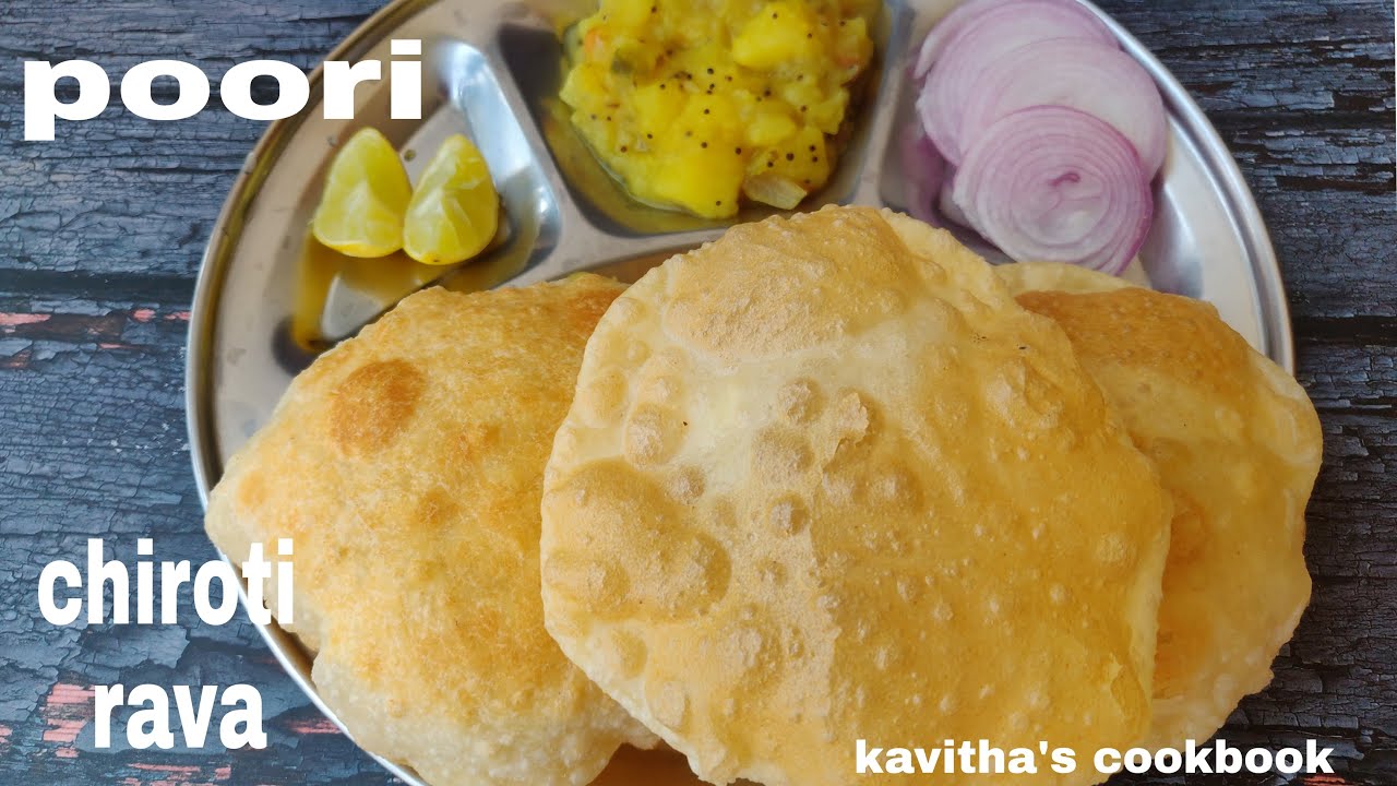 rava poori | poori with chiroti rava | పెనీ రవ్వ పూరి