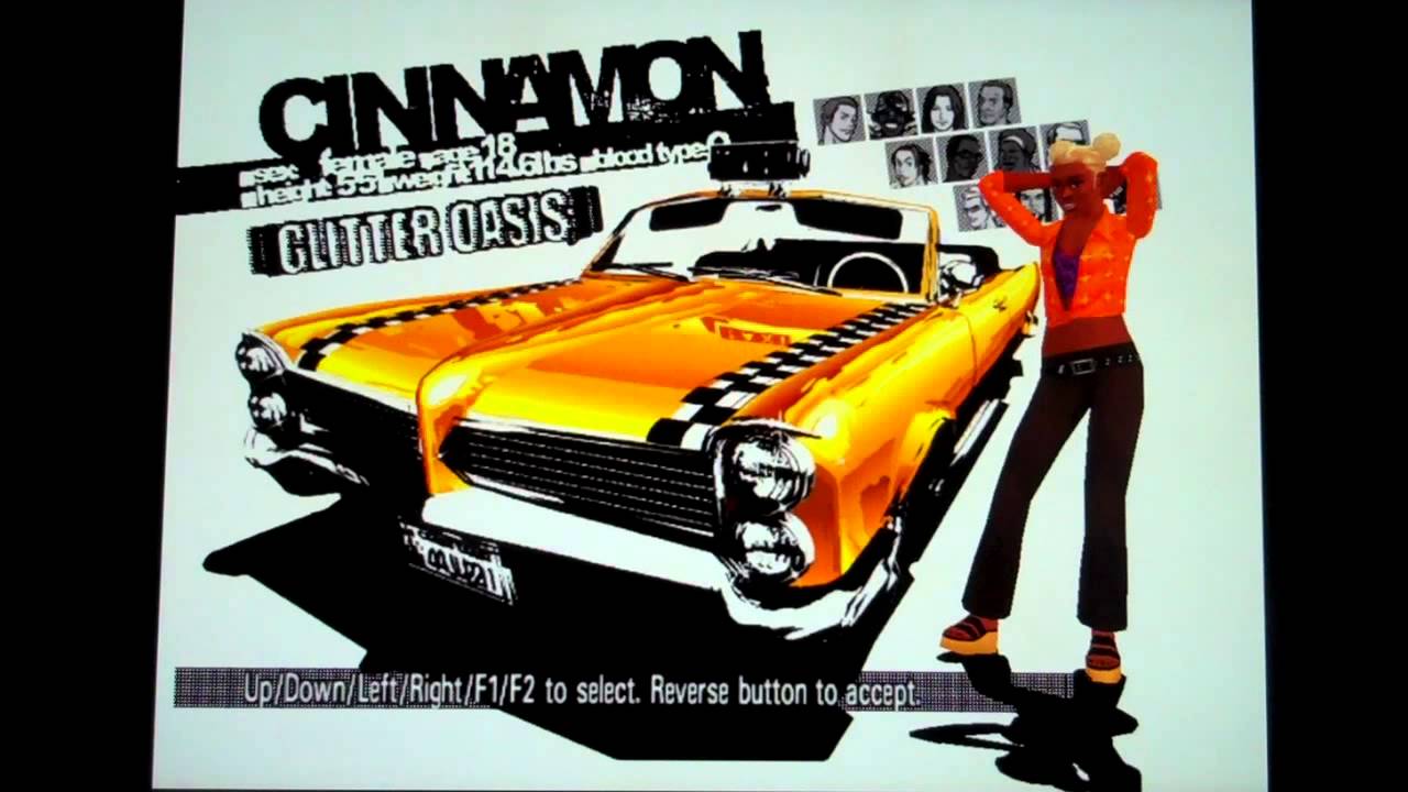 Crazy Taxi 1-3: All Cabbie & Vehicle Combinations