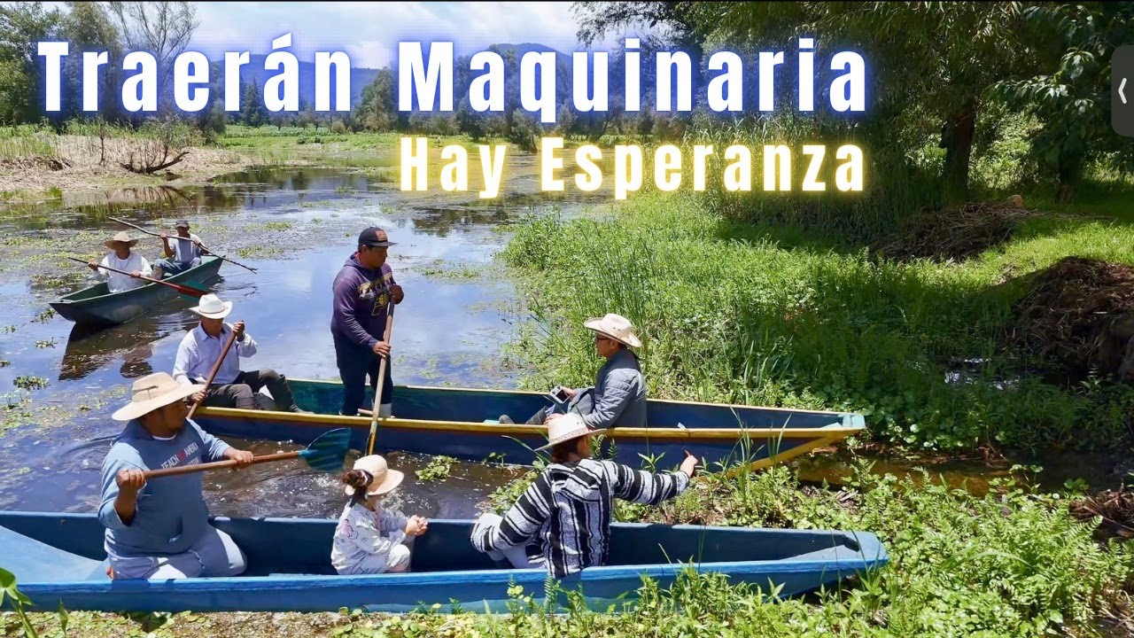 El gobernador promete maquinaria para rescatar los canales de Ihuatzio y salvar el lago de patzcuaro