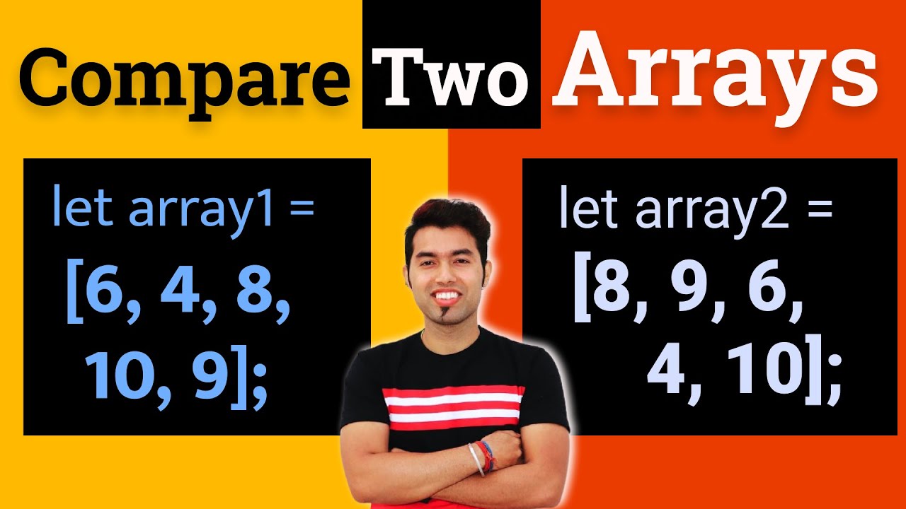 🔴 Important JavaScript Interview #12: Program to Compare two Arrays are Equal or Not in JavaScript