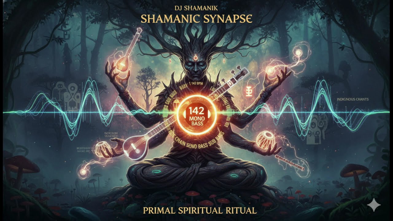Forest Spirits | Shamanic Psytrance 142 BPM | Tribal Trance Ritual with Indian Instruments