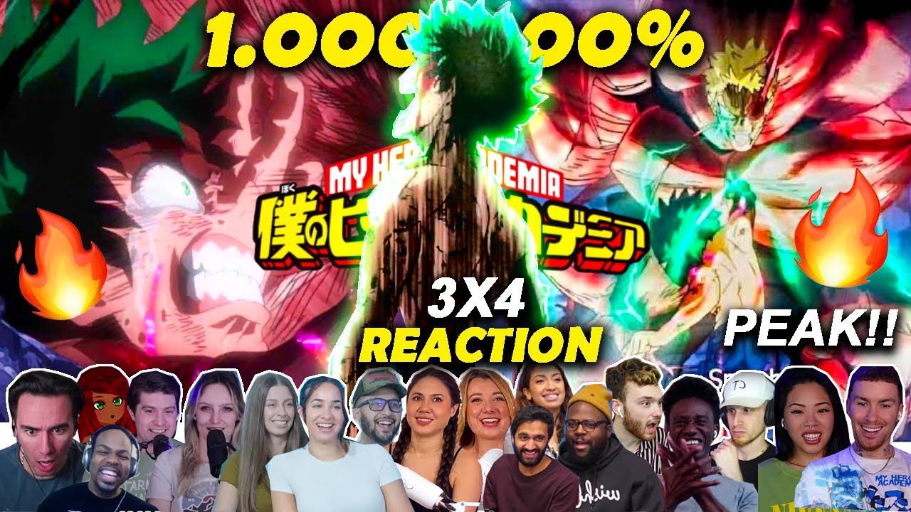 Деку против Мускула 🔥1.000.000%!?⚡«Это взорвало им мозг» 🤯 Моя геройская академия, эпизод 3x4, ре...
