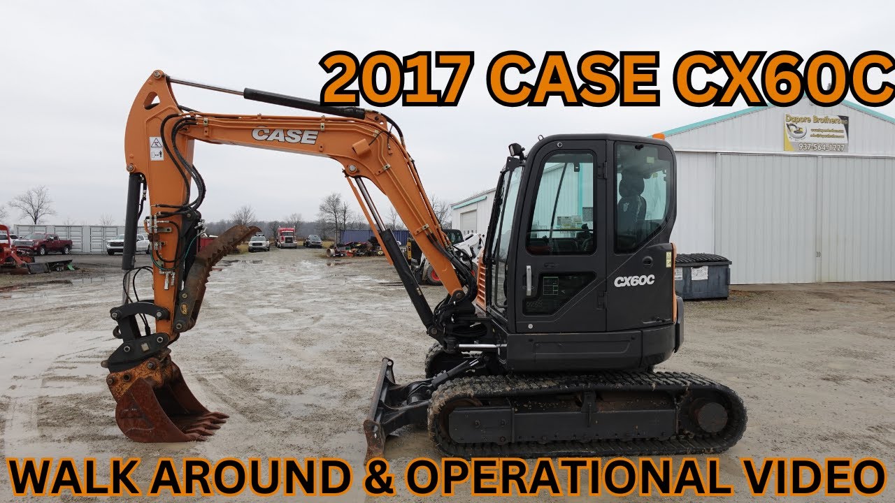 2017 Case CX60C Excavator Walk Around & Operational Video     $57,900