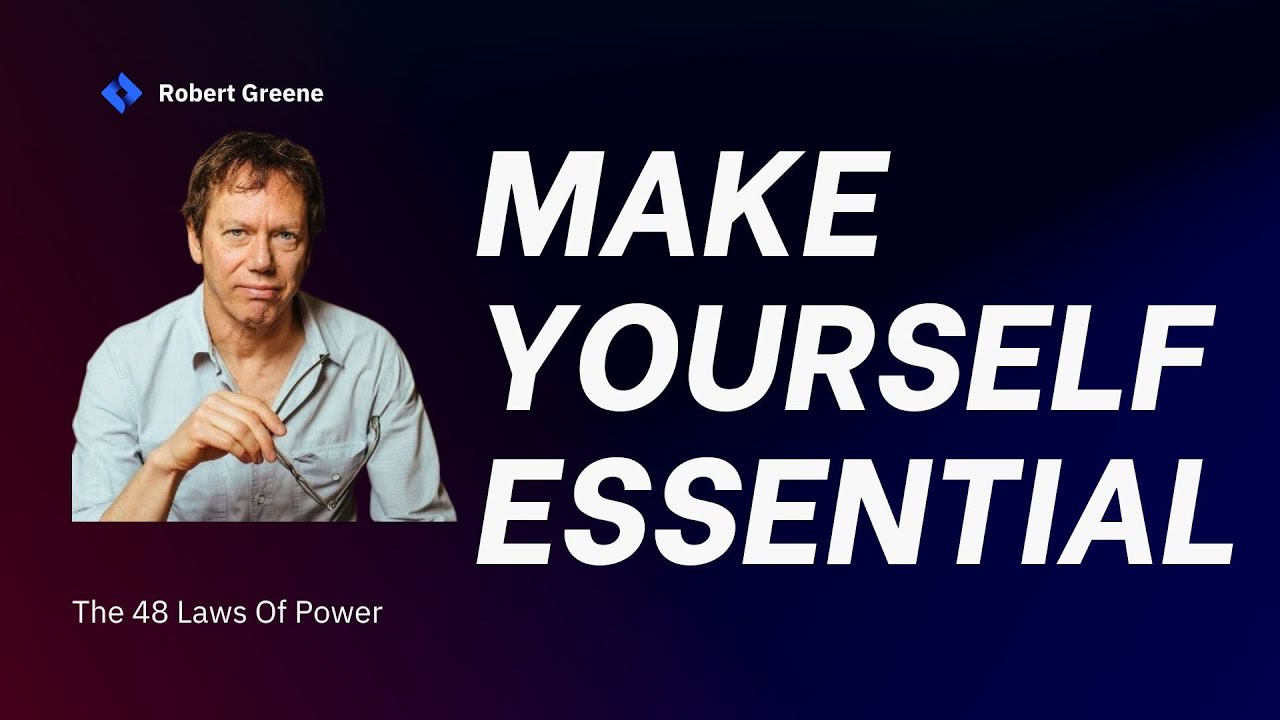 Learn to Keep People Dependent on You | Robert Greene’s 11th Law of Power NEVER BE OPTIONAL