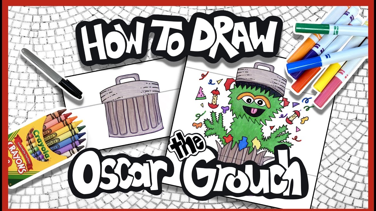 How to Draw Oscar in the Garbage Can