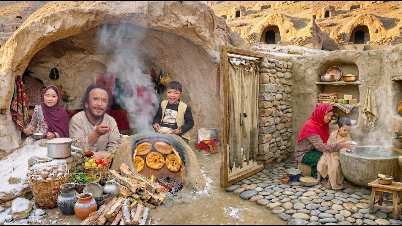 Cave Family Life: Getting Twins Fresh, Laughter & Cooking with Dad 👨‍👩‍👦‍👦🔥