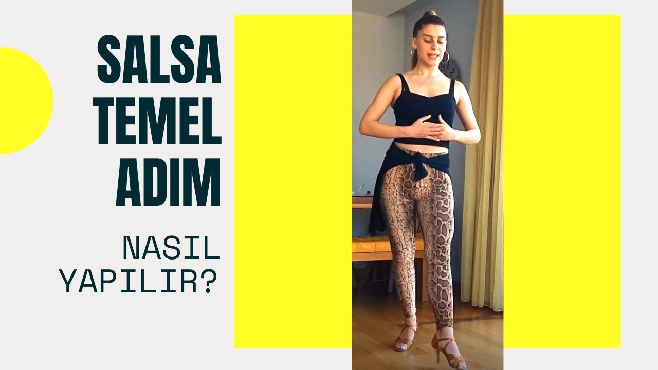 Evde Salsa Öğren 1- Temel Adım - Basic Step